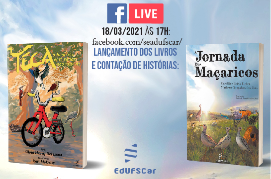 Cartaz do evento de Lançamento do livro Jornada Maçaricos